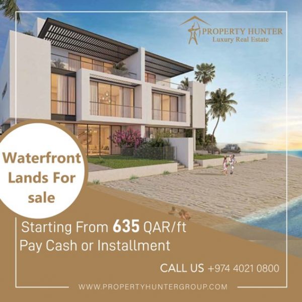 Lands for Villas in Waterfront Community in Lusail -2