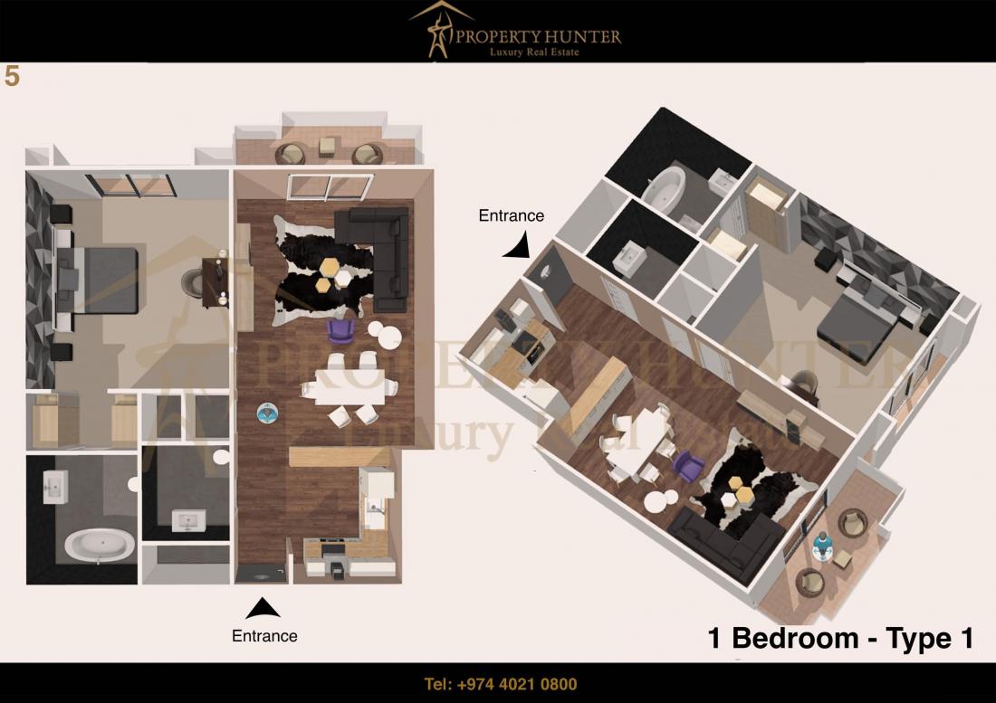 1 Bedroom Apartment in Lusail |Unique Project 