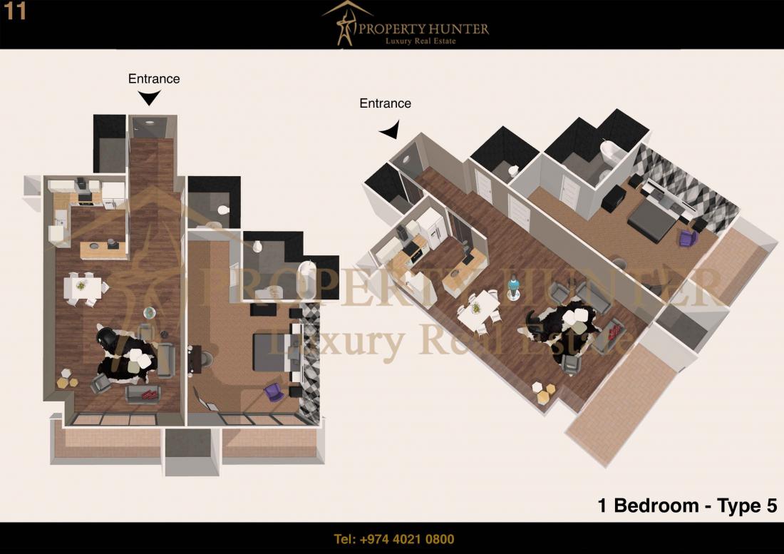 Apartment For Sale in Lusail by Installment 