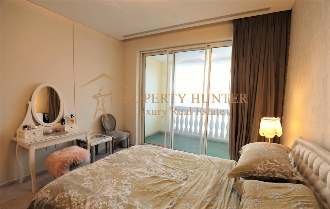 زندگی ساحلی در آپارتمان 2 خوابه Pearl-Qatar