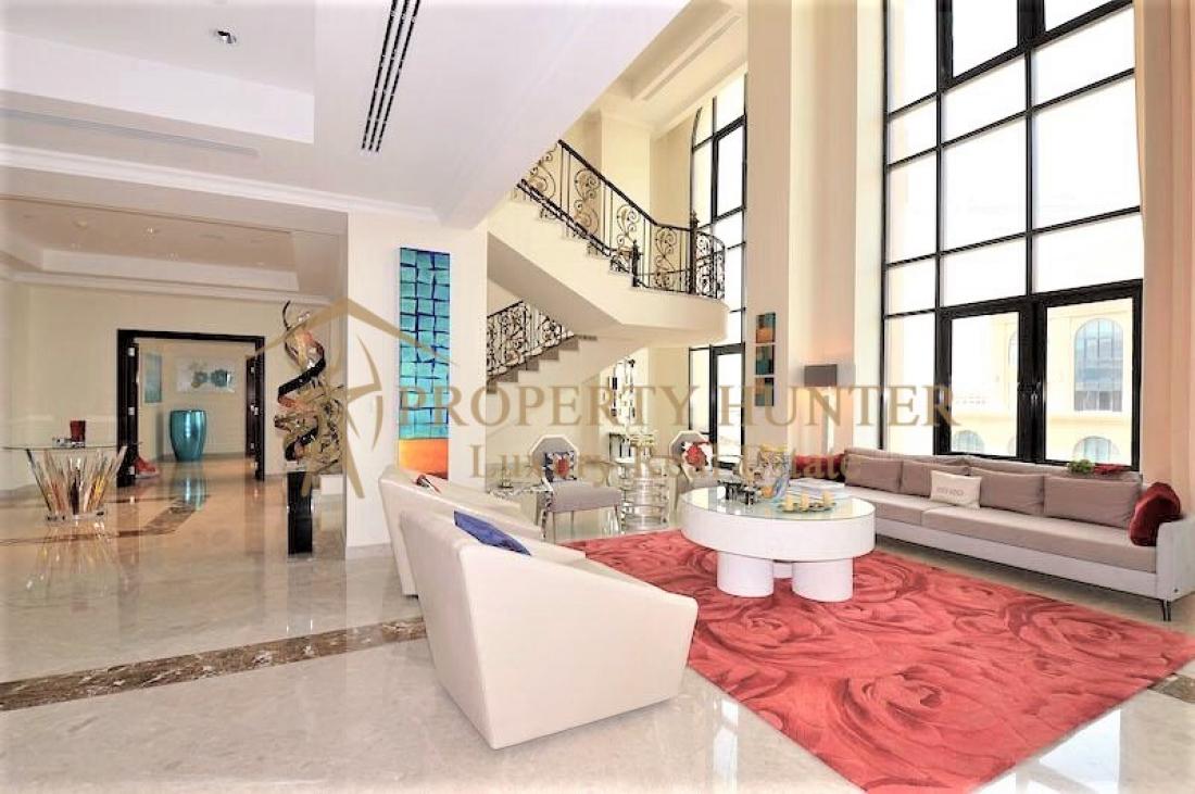 5 Bedroom Penthouse For Sale in The Pearl Qatar