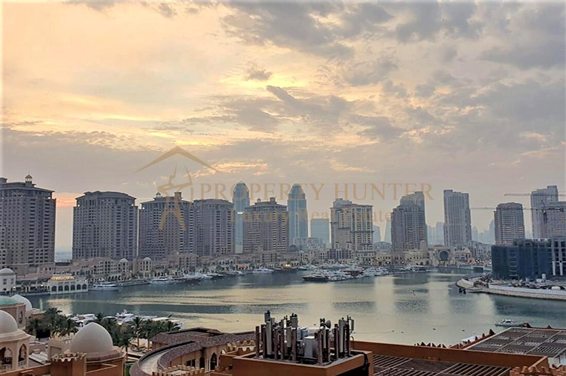 1 Bedroom Apartment For Sale in The Pearl | Sea & Marina View 