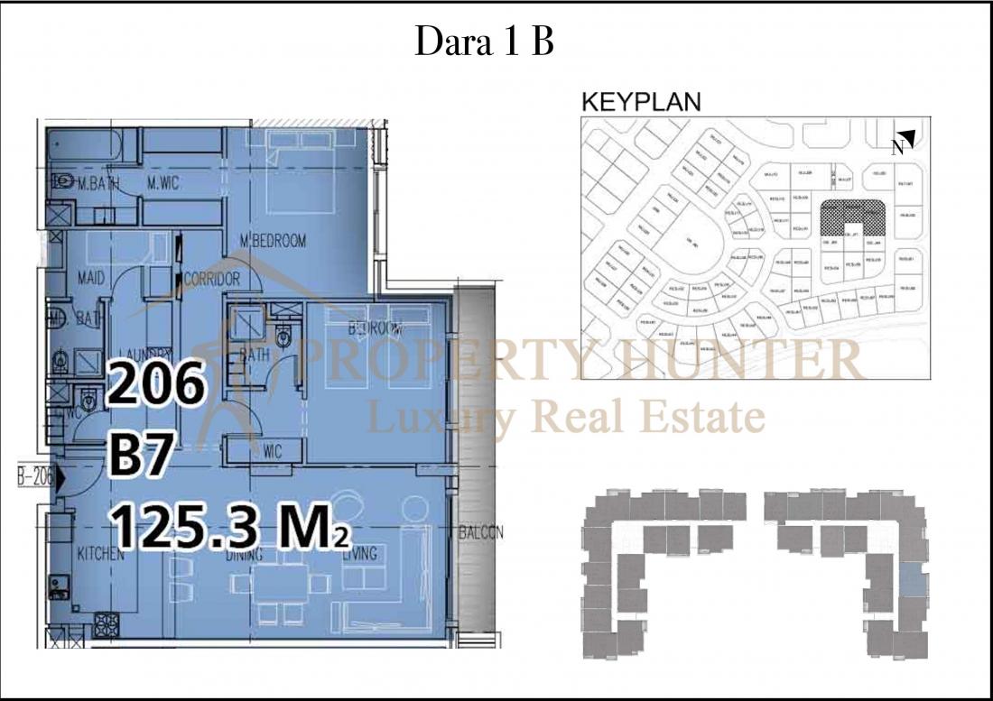 2 Bedroom Apartment in Lusail with Instalment | Ready Building 