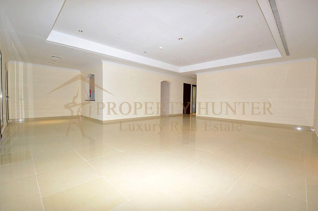 شقة 2 غرف للبيع في اللؤلؤة قطر مع شرفة كبيرة