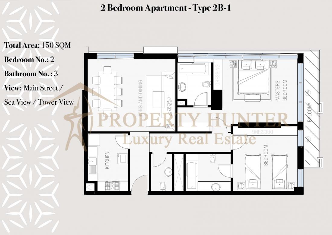 Apartment For Sale in Lusail On Installments 