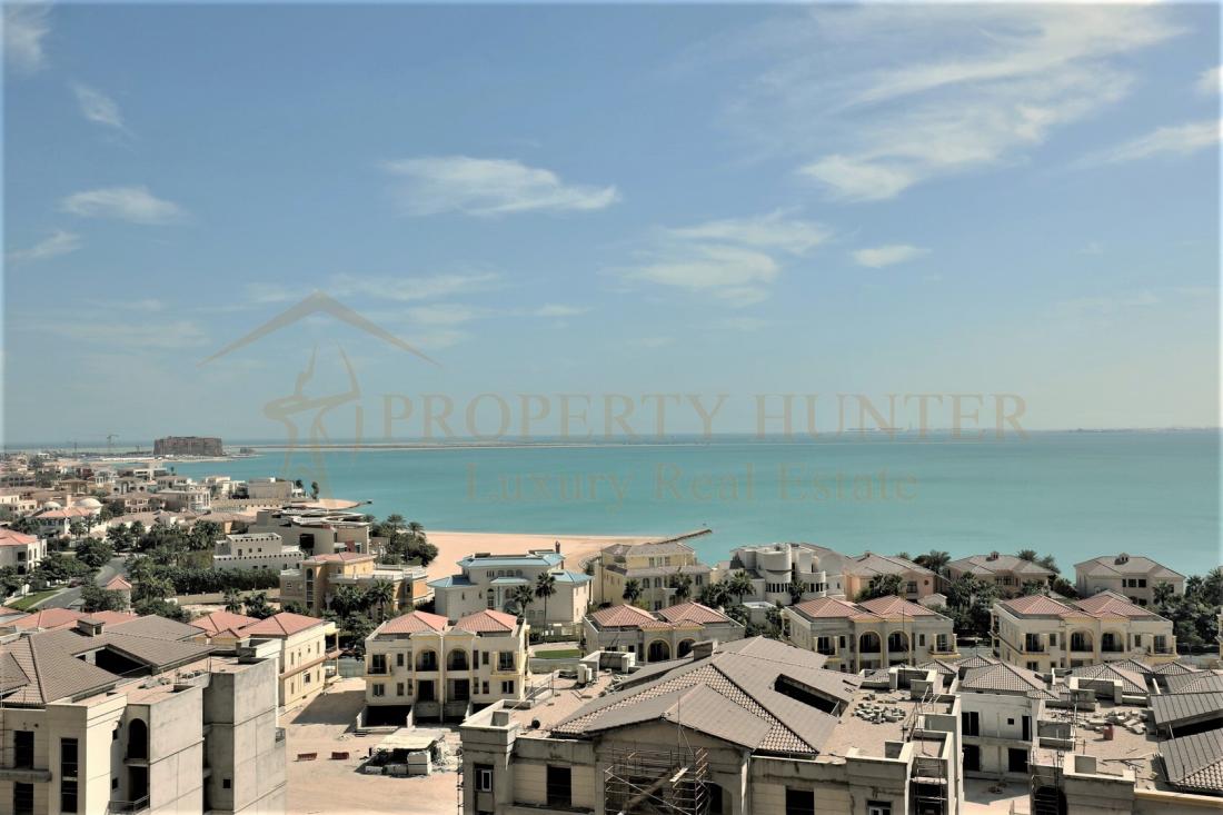 آپارتمان استودیویی برای فروش با منظره دریا در مروارید دوحه