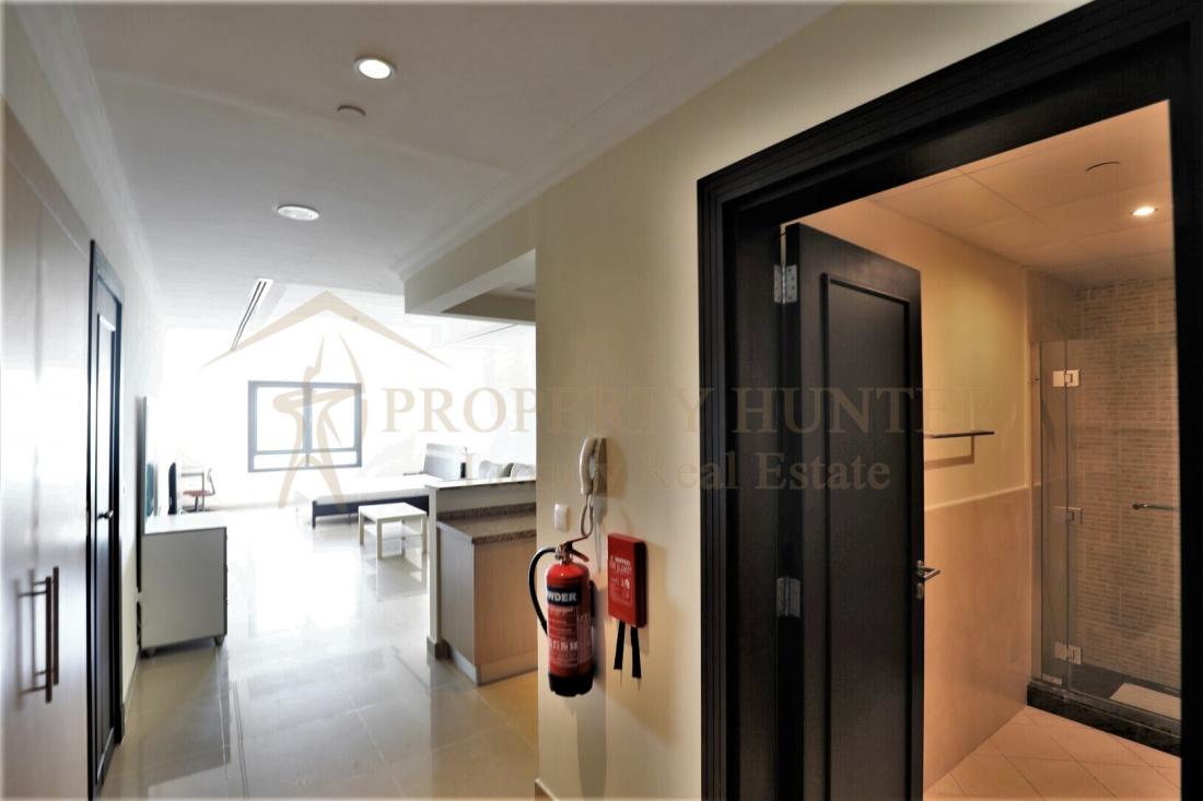 Studio Apartment For Sale with Sea View in The Pearl Doha 