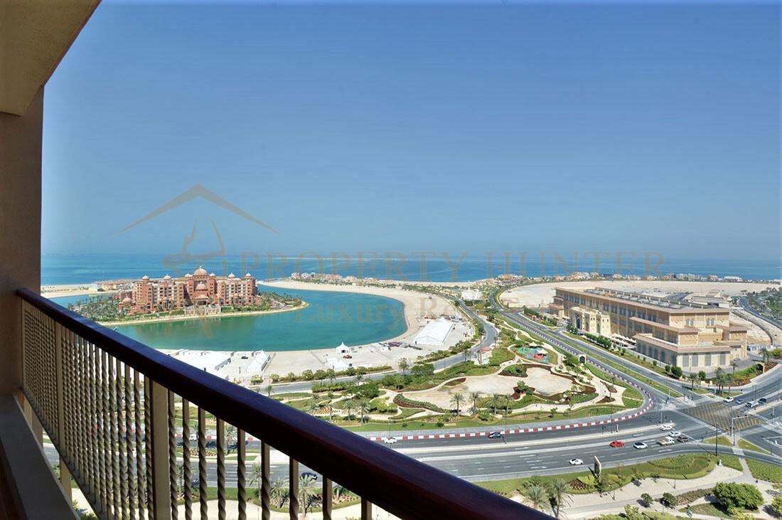 Sea View Apartment For Sale in The Pearl 3 Bedroom 