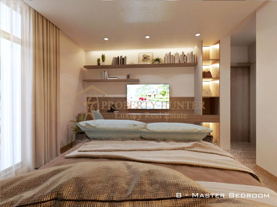 شقة غرفتين نوم للبيع في لوسيل| فوكس هيلز