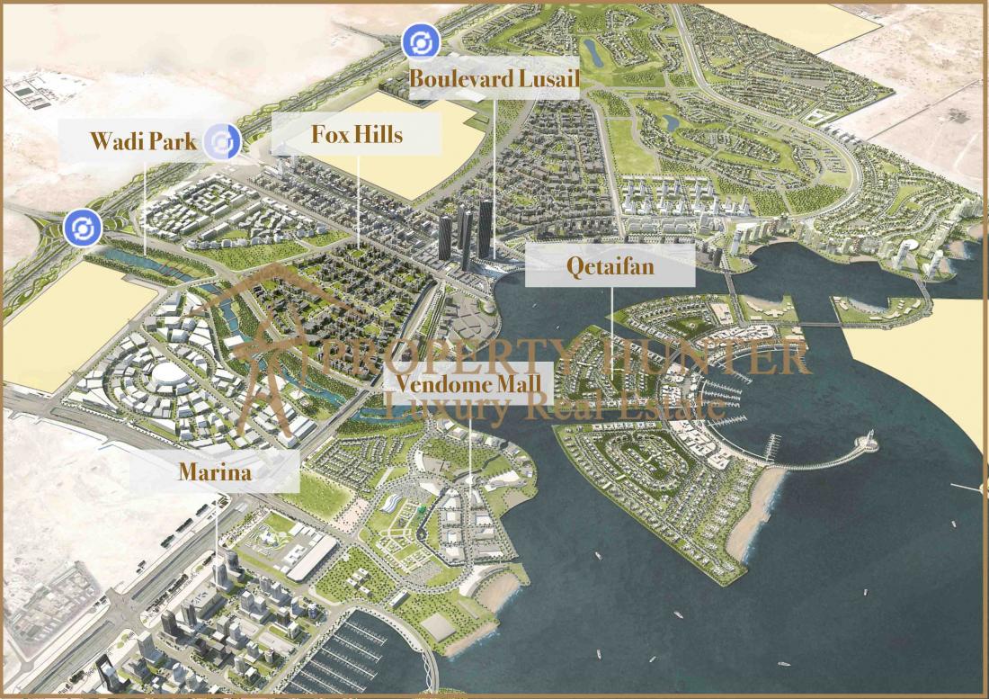 Qatar Properties |Apartments for Sale in Lusail, Fox Hills