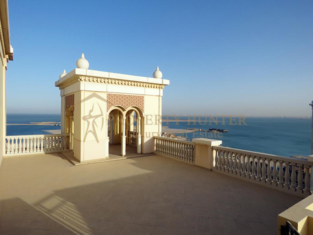 Penthouse à vendre à The Pearl Qatar avec accès à la plage