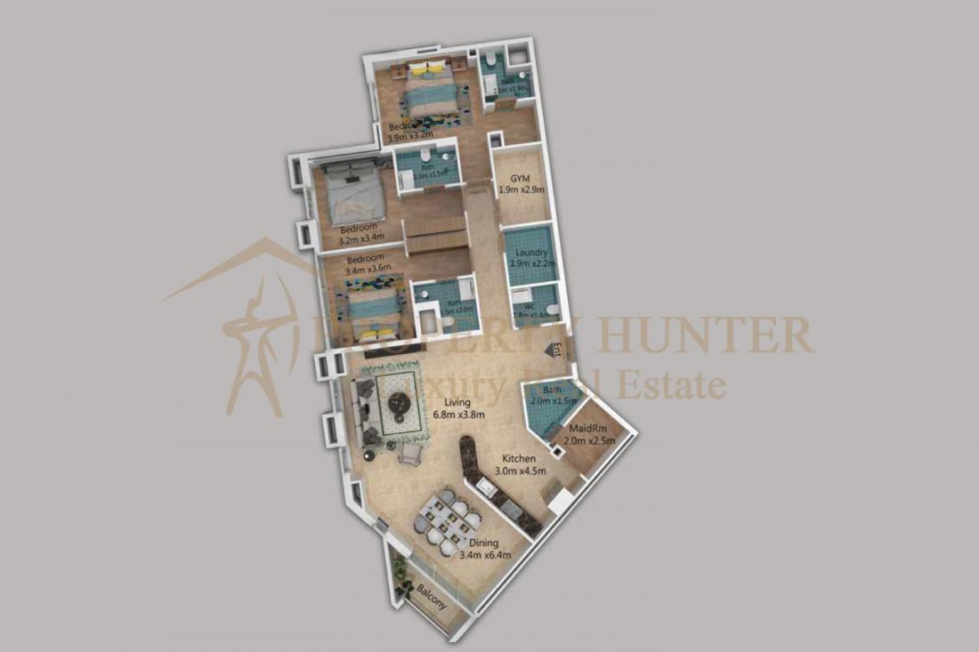 Ready Apartment For Sale in Lusail | Qatar Properties 