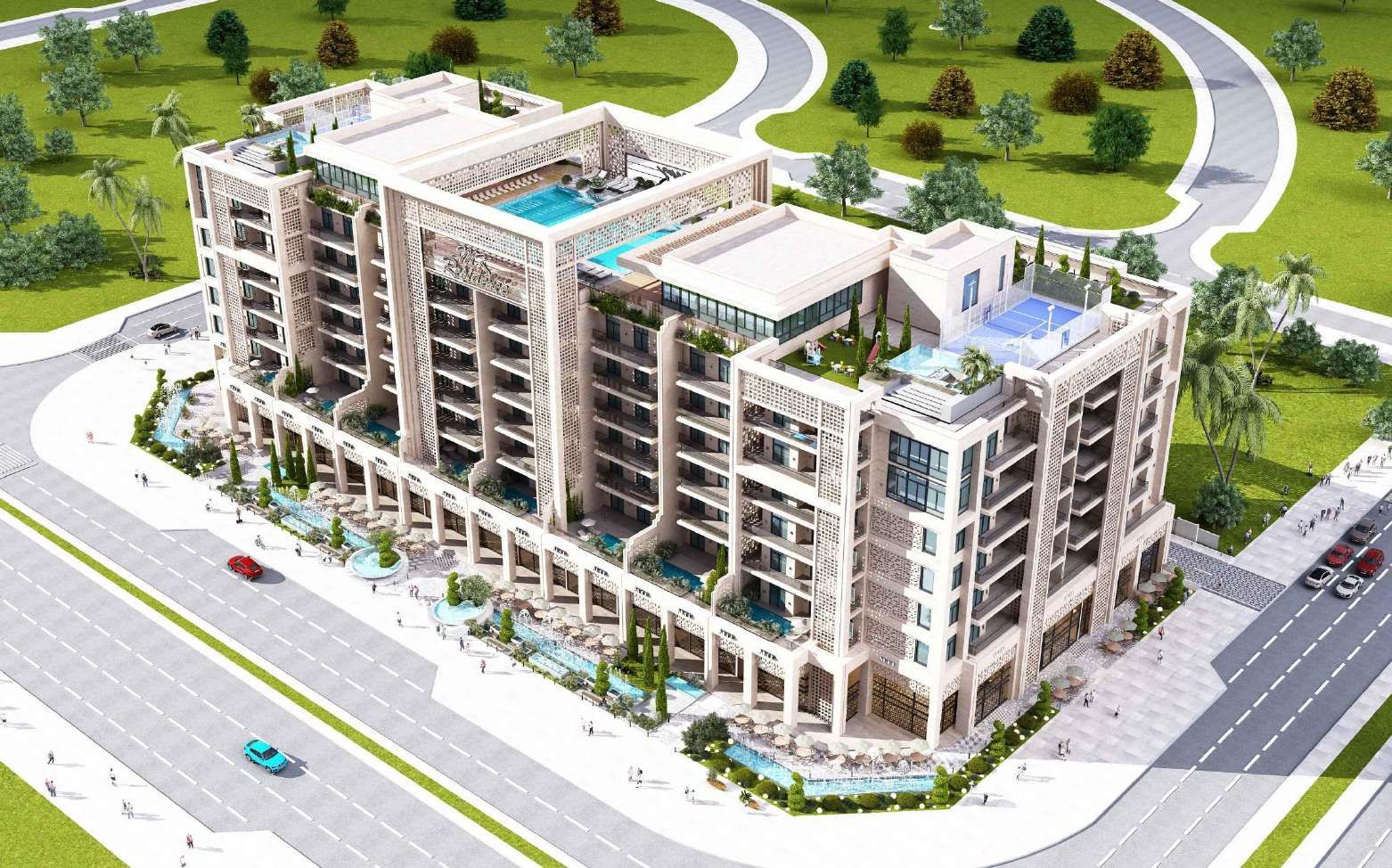 Residential apartments in Fox Hills, Lusail