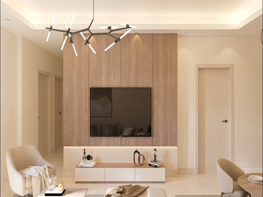 Residential units behind the Boulevard in Lusail