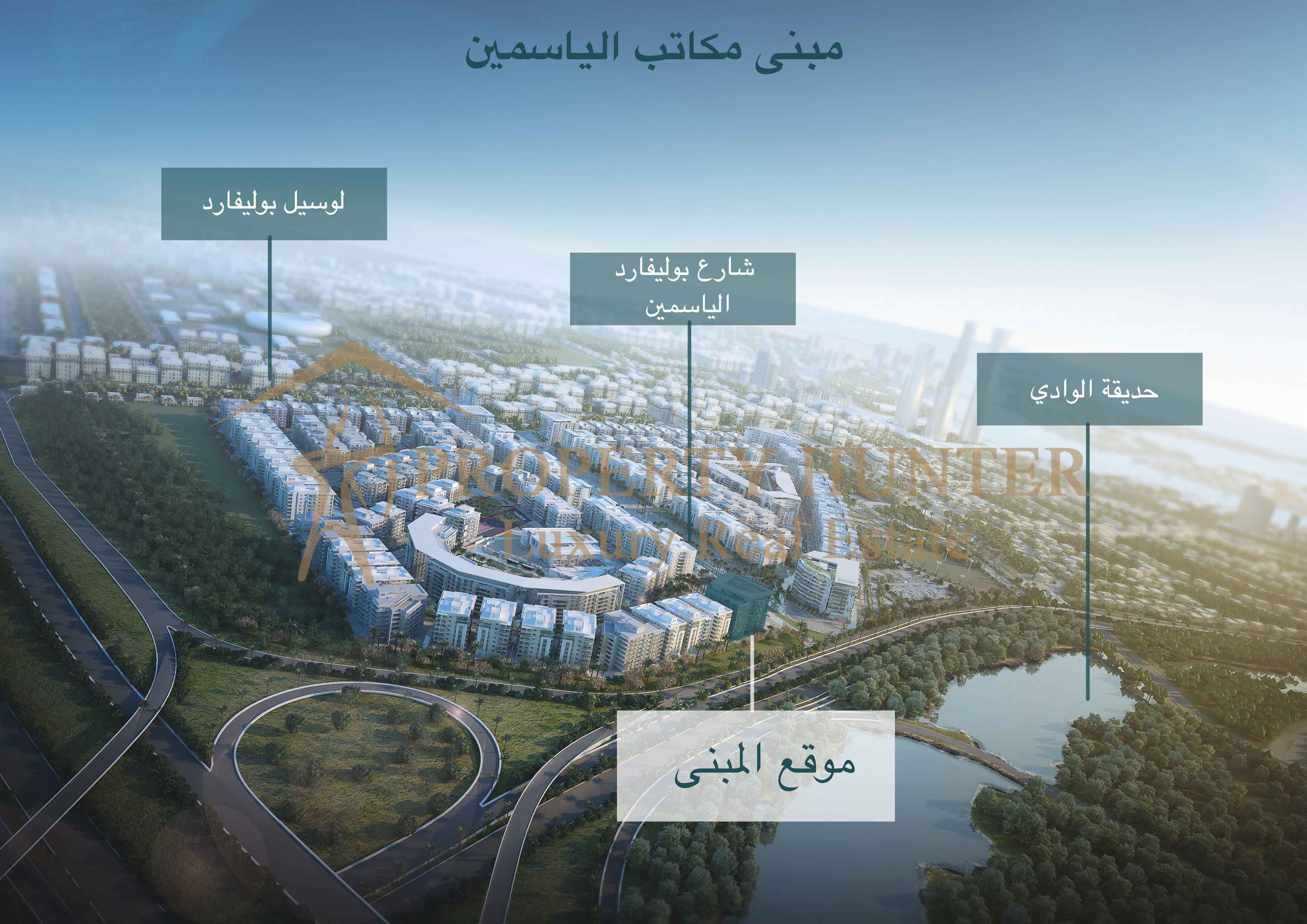 مكاتب ومساحات إدارية في البيزنس باي 